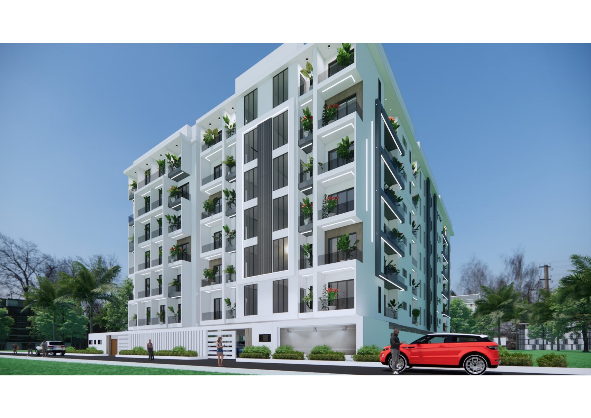 Infinity Towers — Exterior