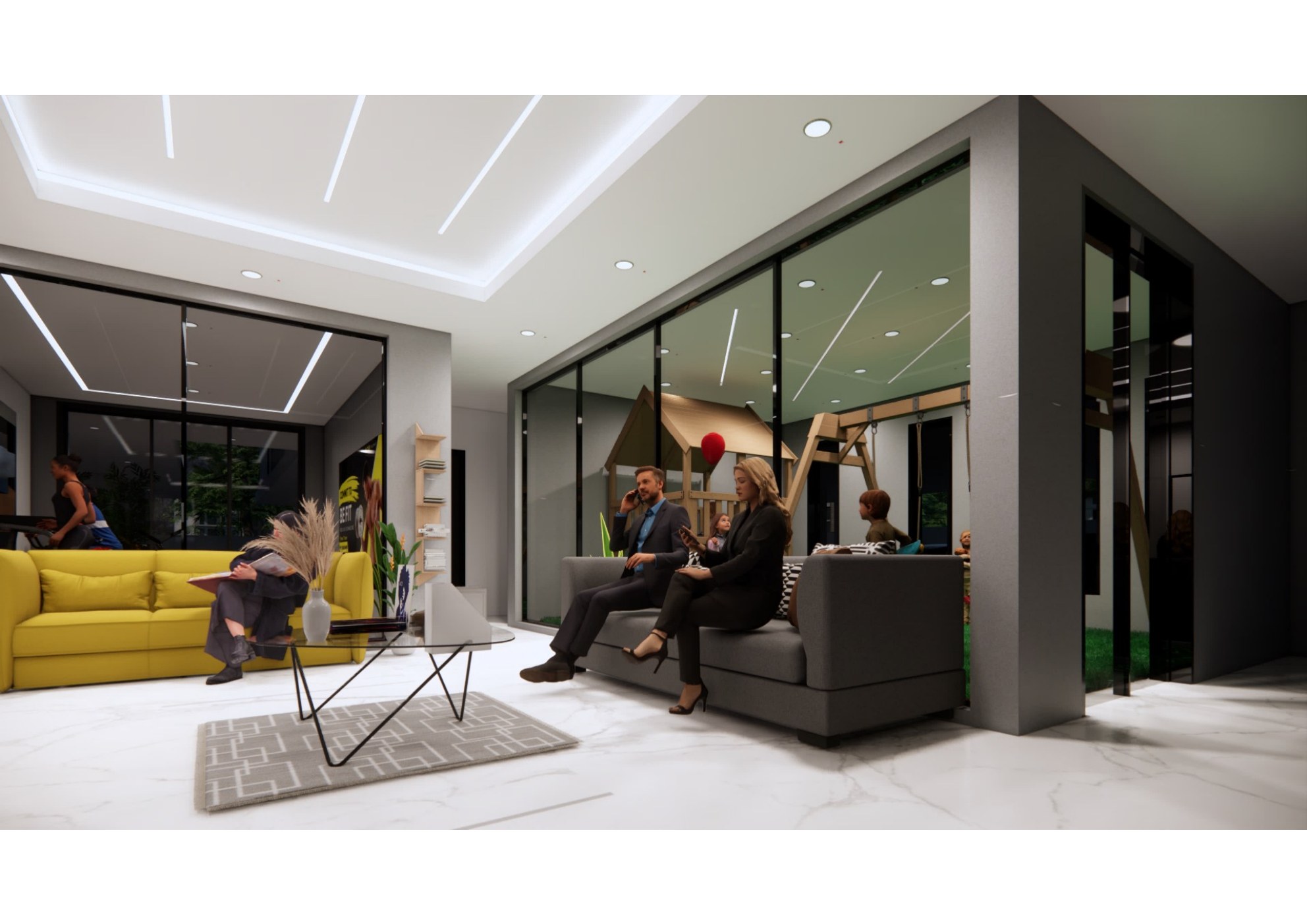 Glass Partition